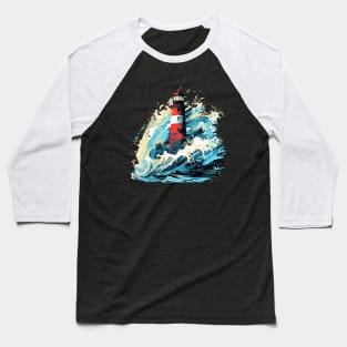 Lighthouse Sea World Ocean Beauty Discovery Baseball T-Shirt